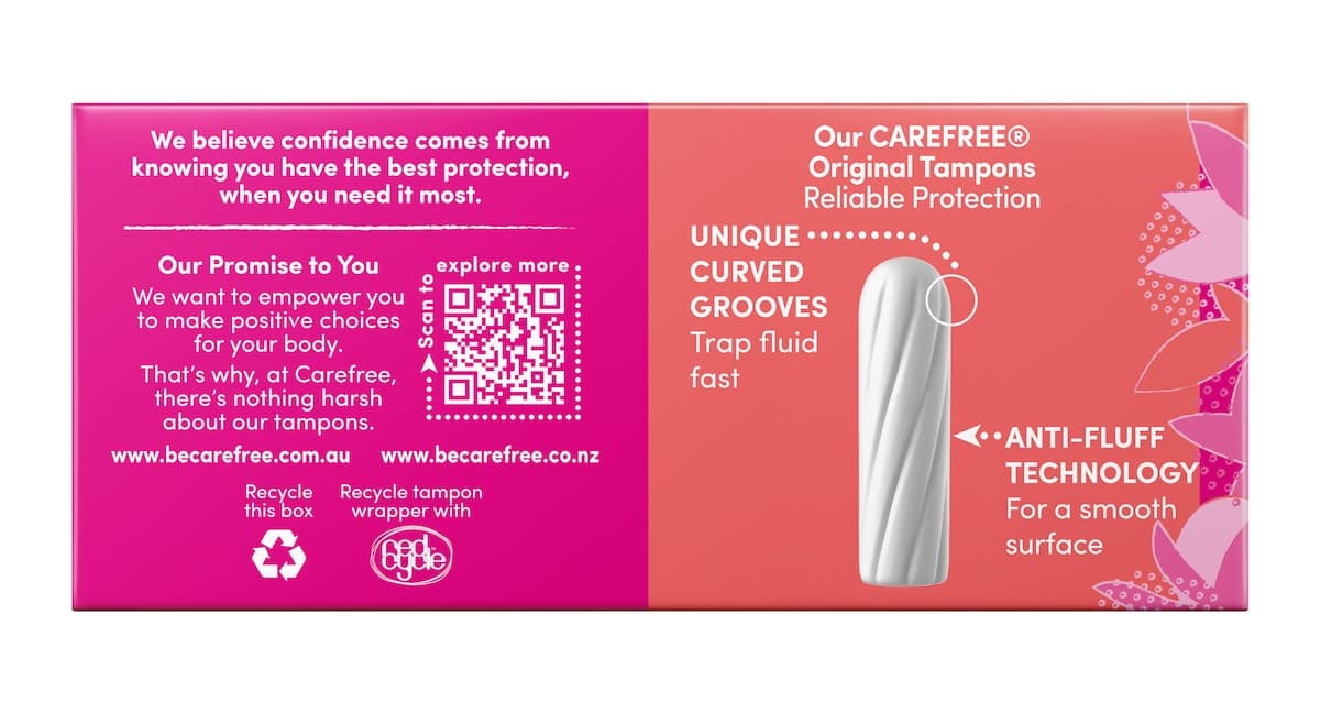 Thumbnail Carefree Original Tampons Super 16 Pack