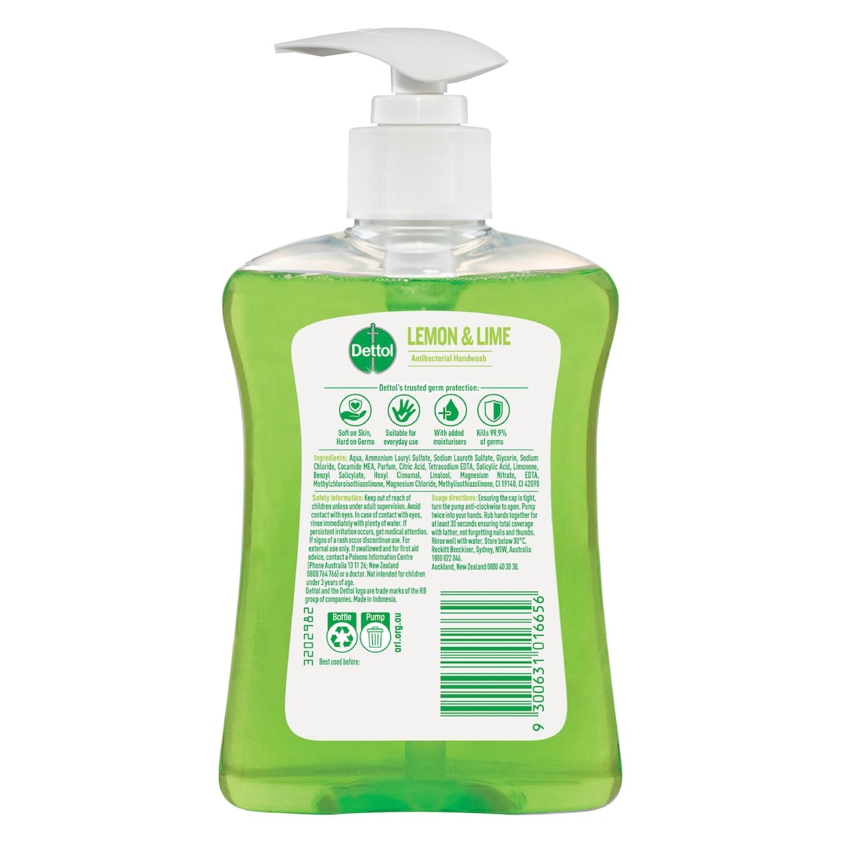 Thumbnail Dettol Hand Wash Lemon & Lime 250ml