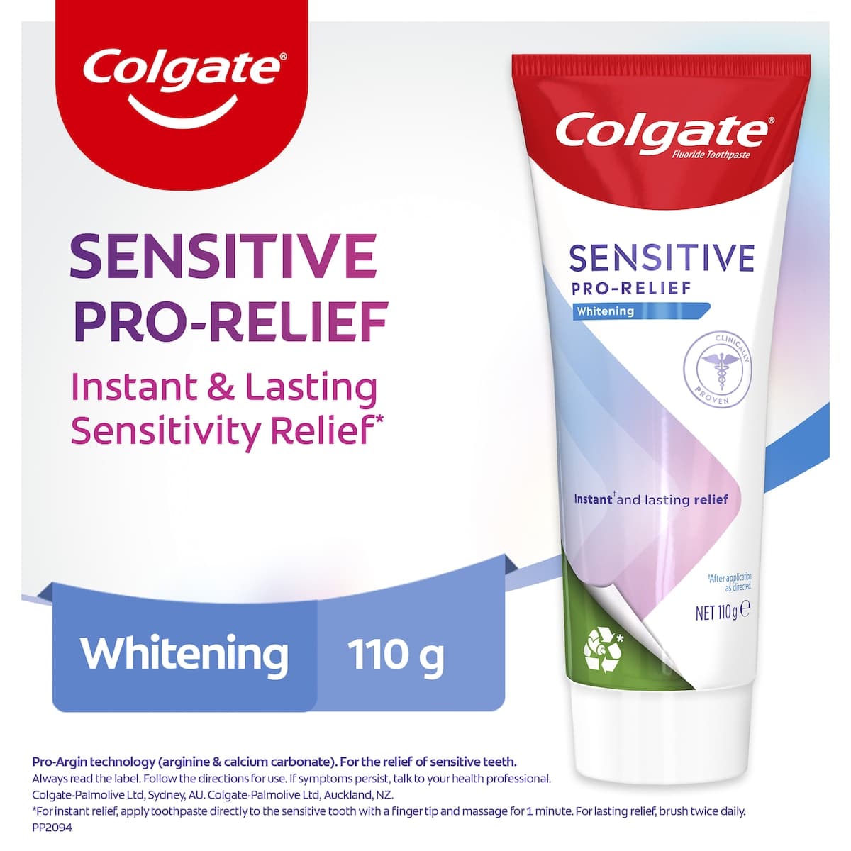 Thumbnail Colgate Sensitive Pro-Relief Whitening Toothpaste 110g