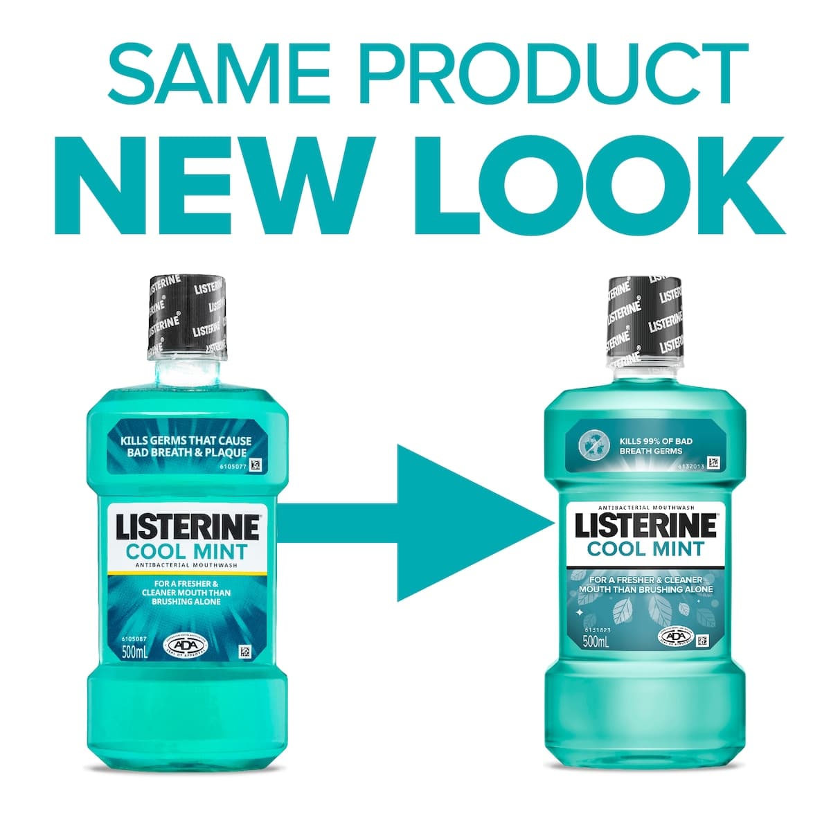 Thumbnail Listerine Cool Mint Antibacterial Mouthwash 250ml