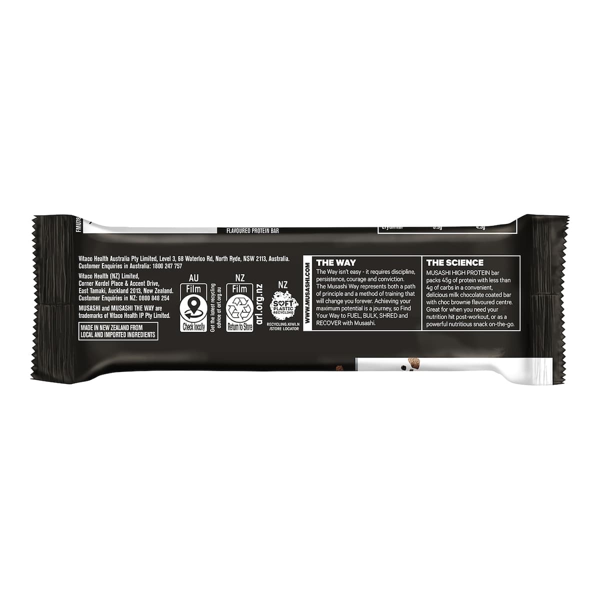 Thumbnail Musashi High Protein Bar Milk Chocolate Brownie 90g