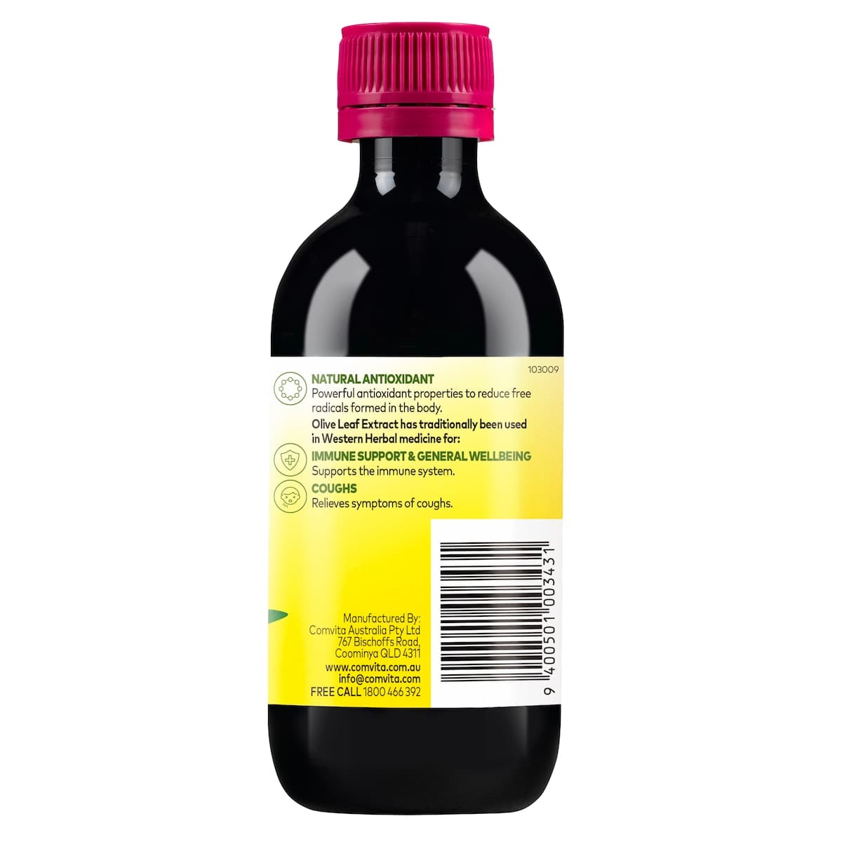 Thumbnail Comvita Children's Olive Leaf Extract Mixed Berry 200ml