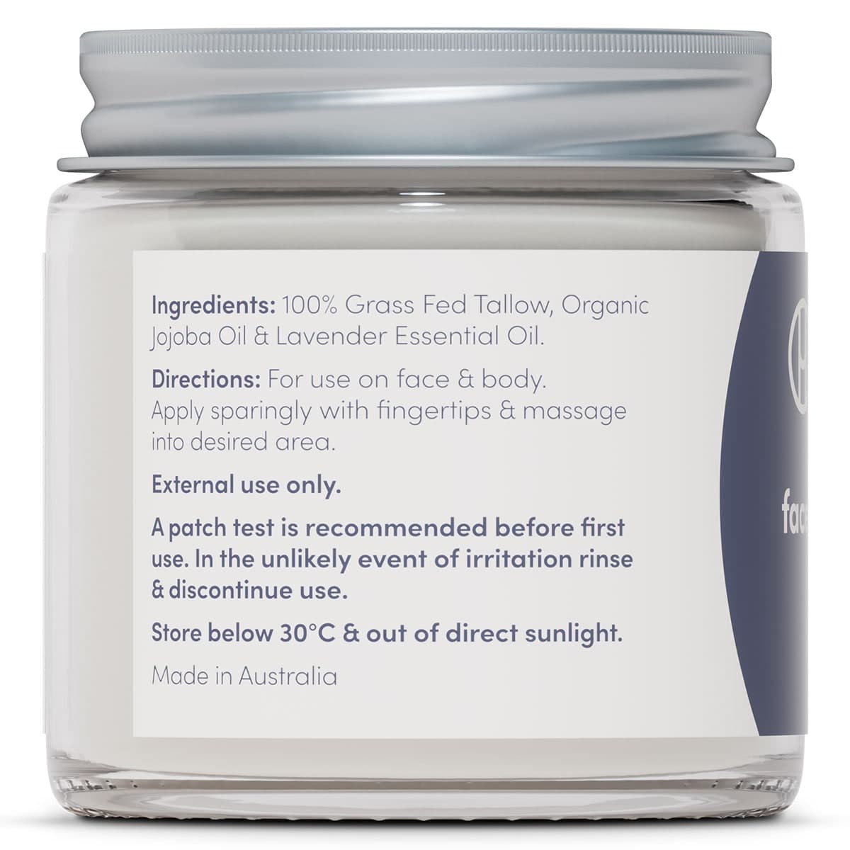 Thumbnail Handmaid Whipped Tallow Face and Body Balm Lavender 80g