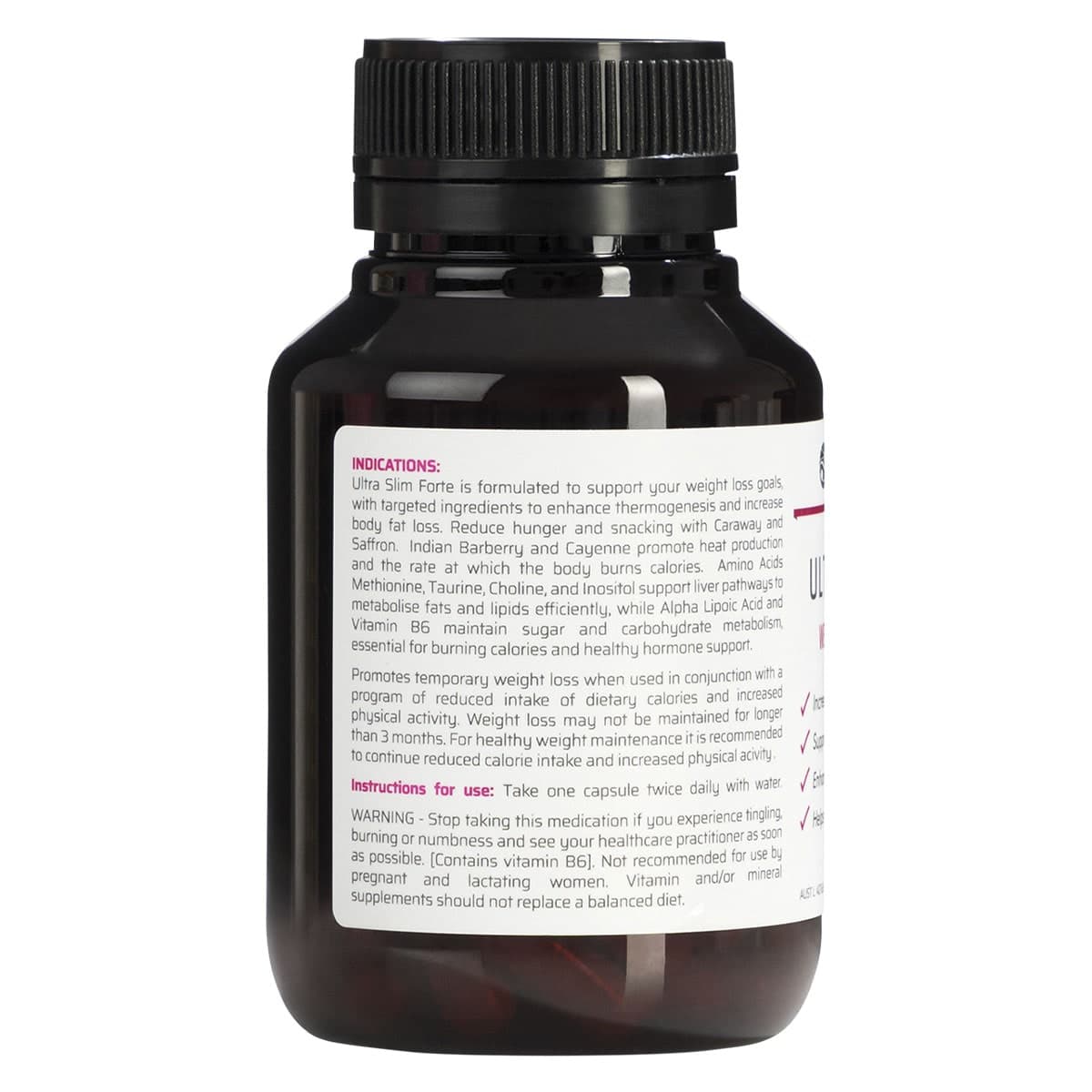 Thumbnail Nature's Help Ultra Slim Forte Weight Loss Control 60 Capsules