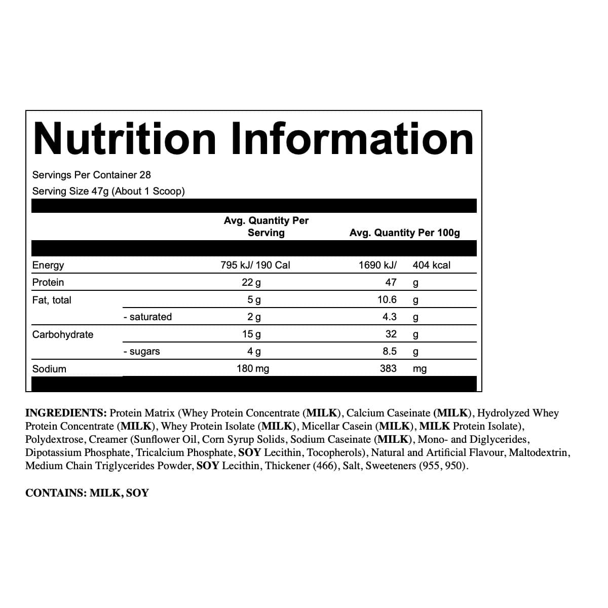 Thumbnail BSN Syntha 6 Protein Powder Vanilla 1.32Kg