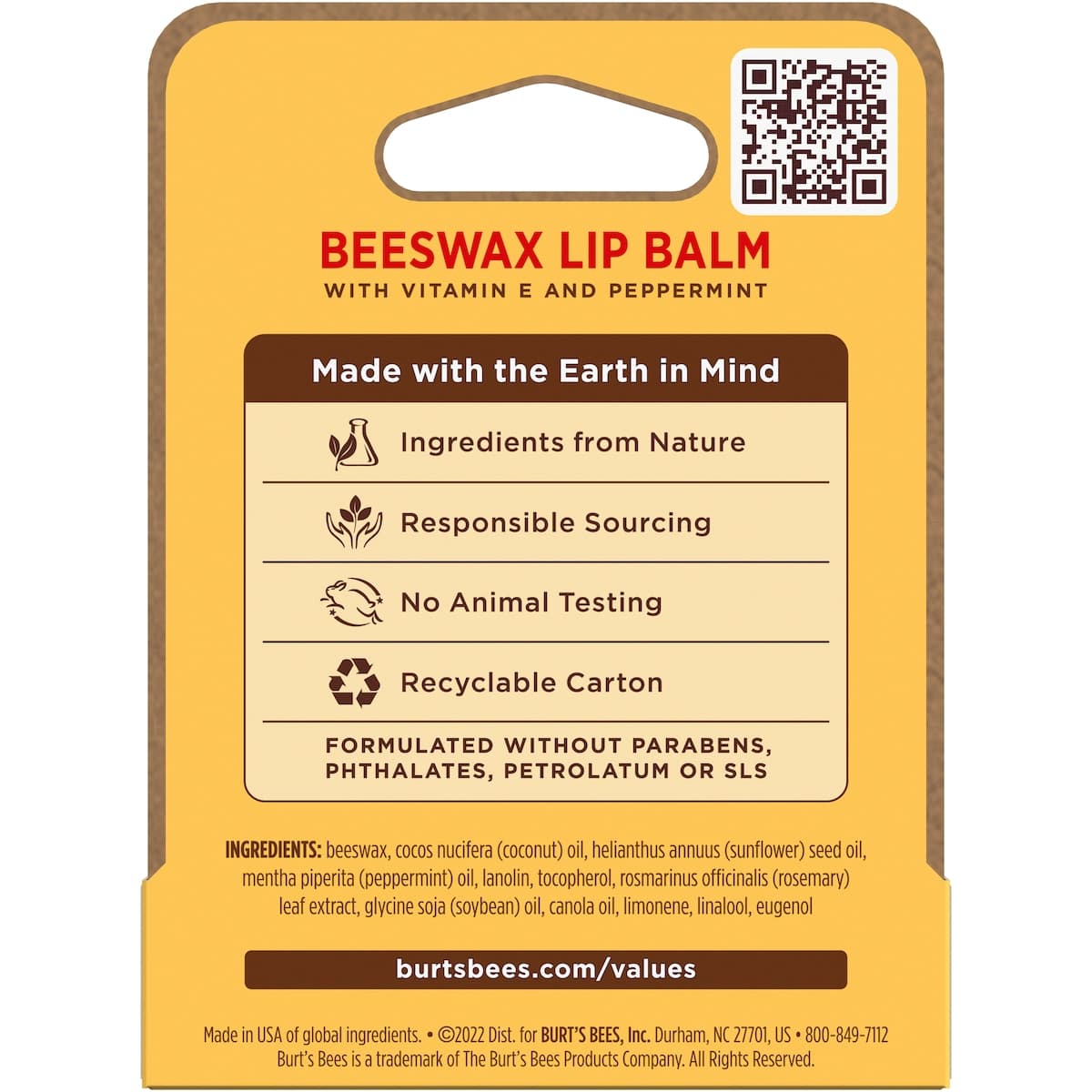 Thumbnail Burts Bees Beeswax Lip Balm 4.25g