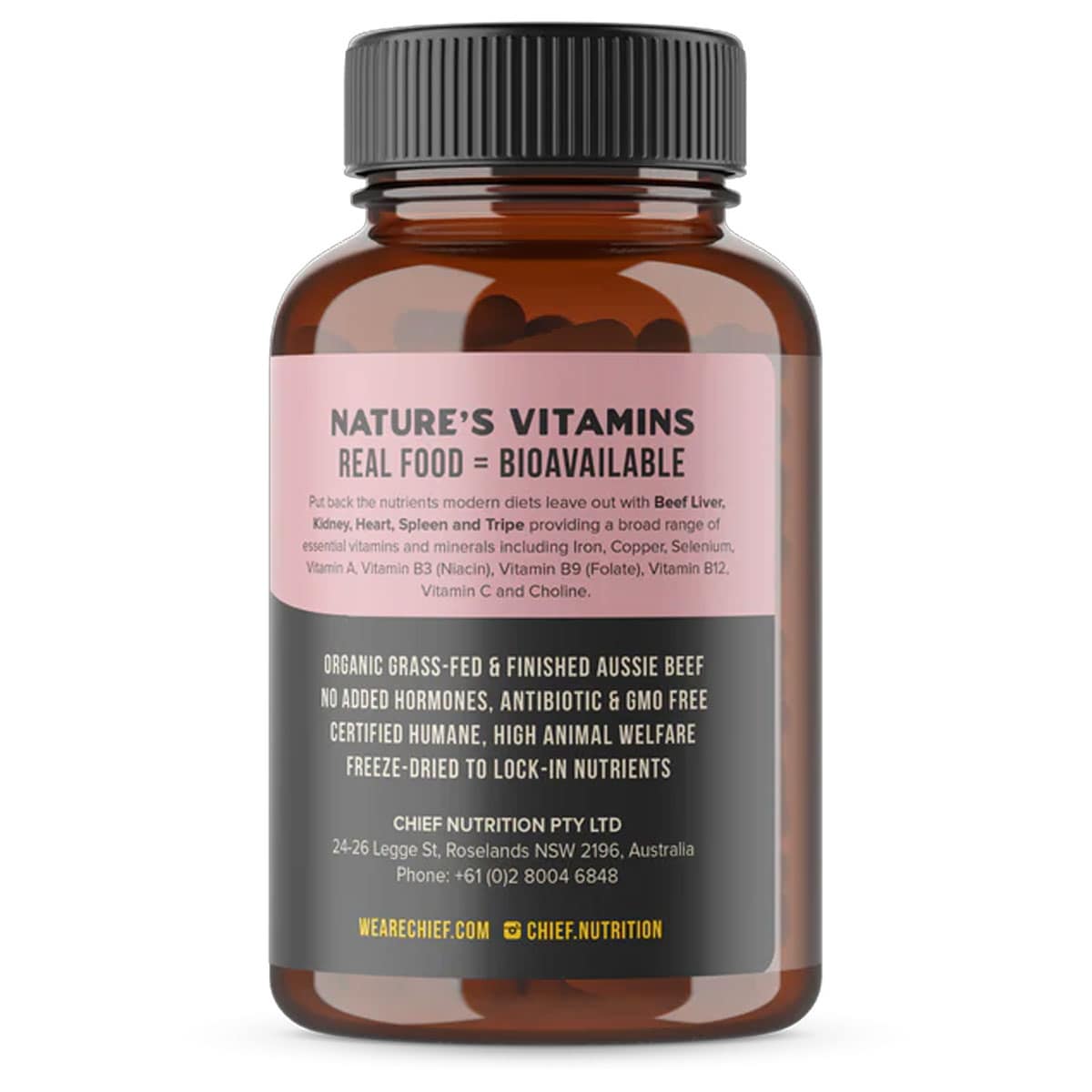 Thumbnail Chief Organic Beef Offal Multivitamin 120 Capsules