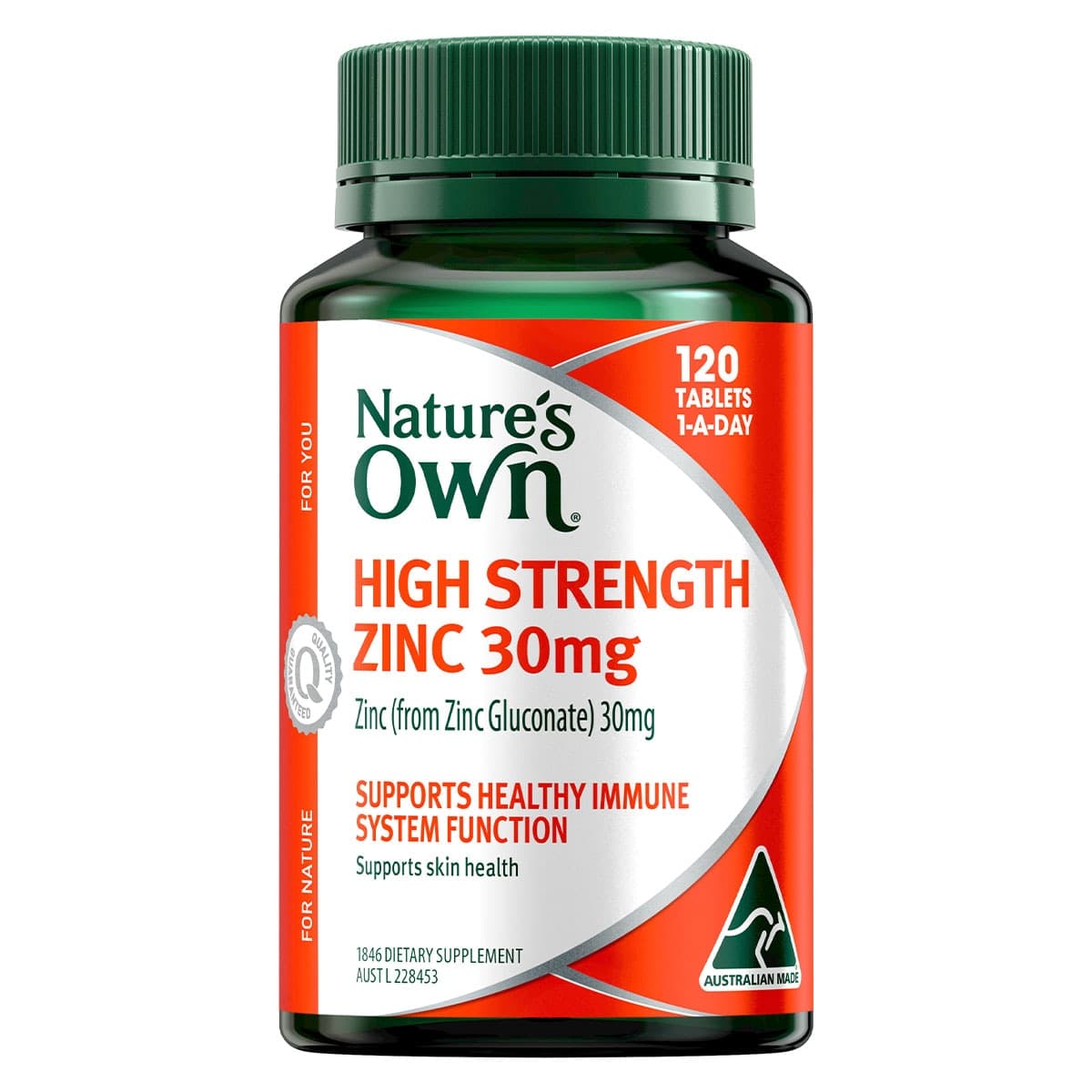 Thumbnail Nature's Own Zinc 30mg 120 Tablets