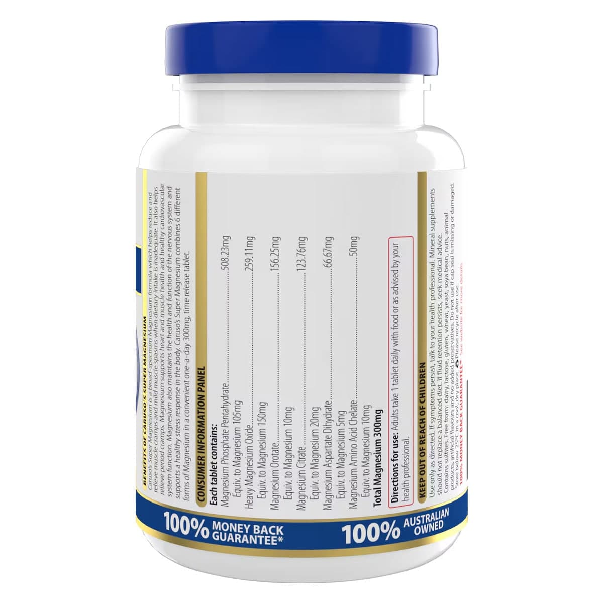 Thumbnail Carusos Super Magnesium 120 Tablets