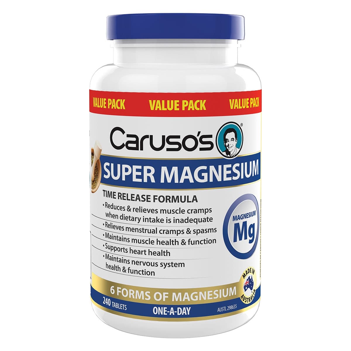 Thumbnail Carusos Super Magnesium 240 Tablets