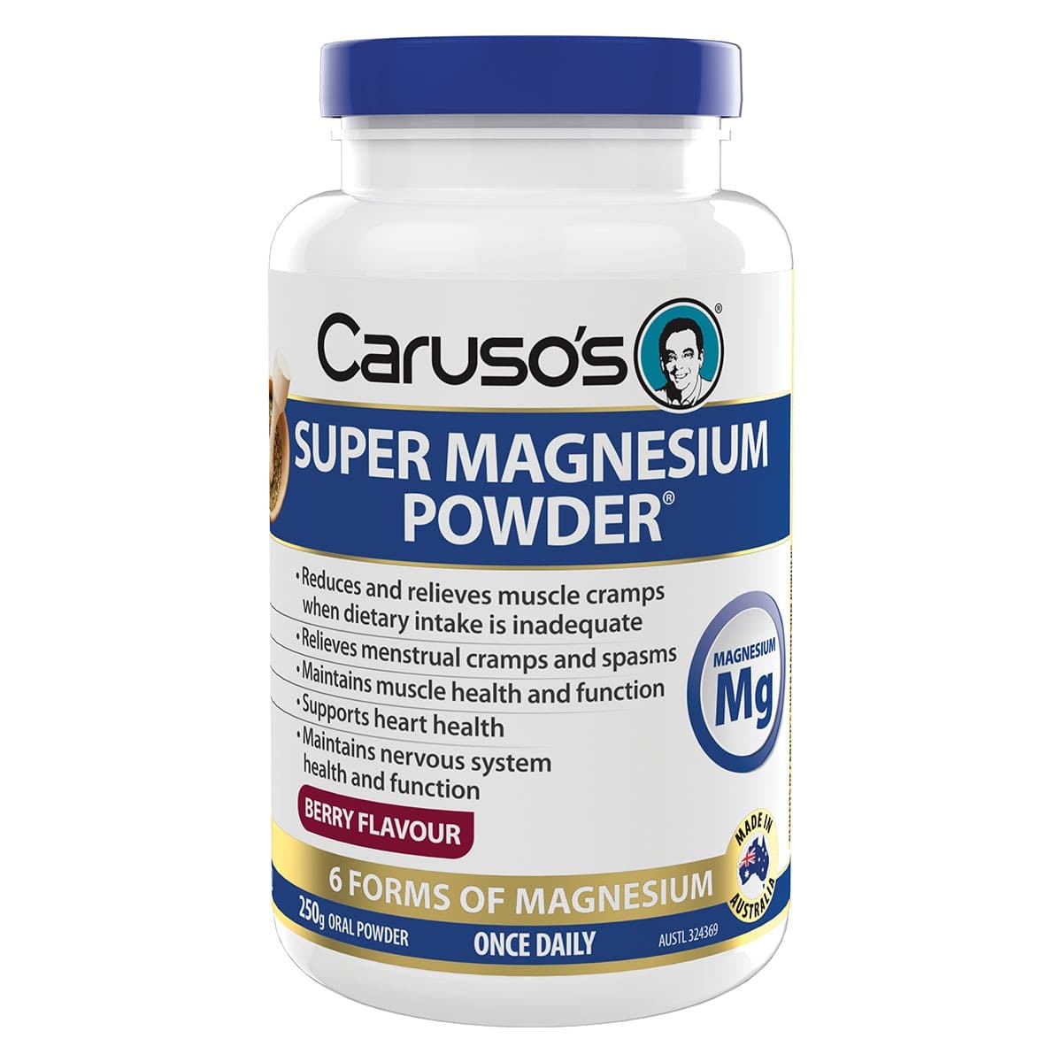 Thumbnail Carusos Super Magnesium Powder Berry 250g