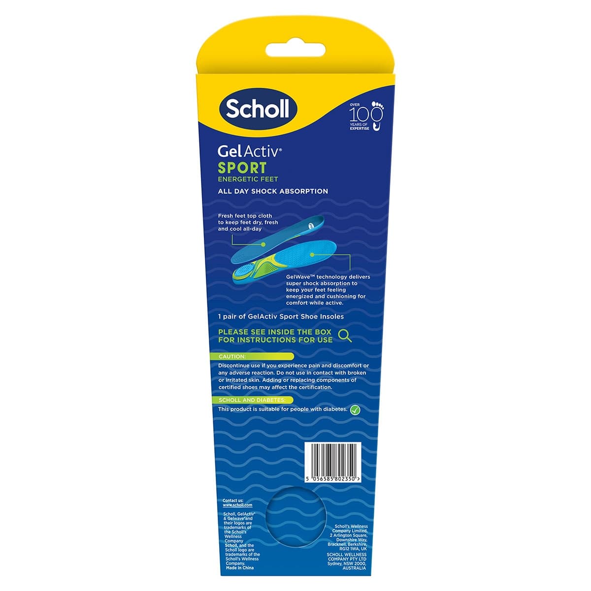 Thumbnail Scholl Gel Activ Sport Insoles Large 1 Pair