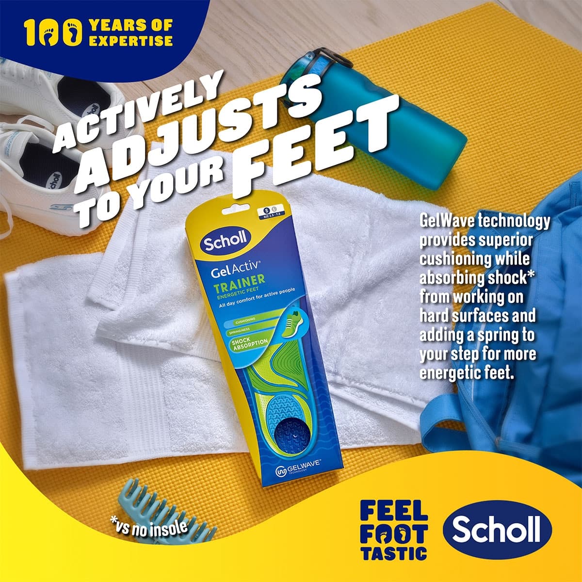 Thumbnail Scholl Gel Activ Sport Insoles Large 1 Pair