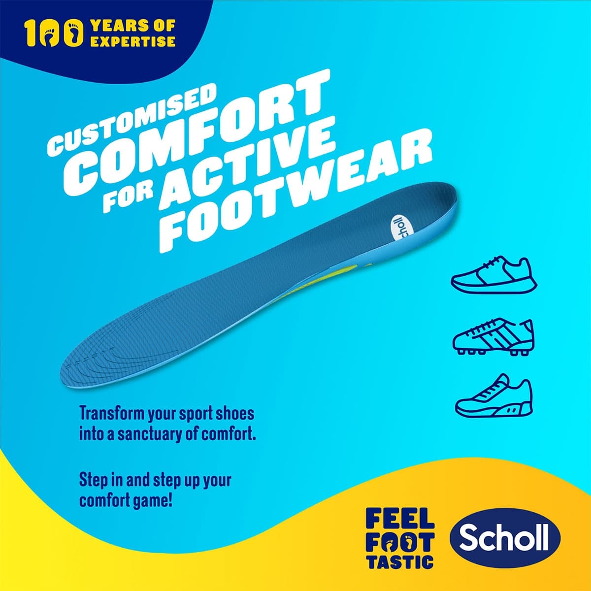 Thumbnail Scholl Gel Activ Sport Insoles Large 1 Pair