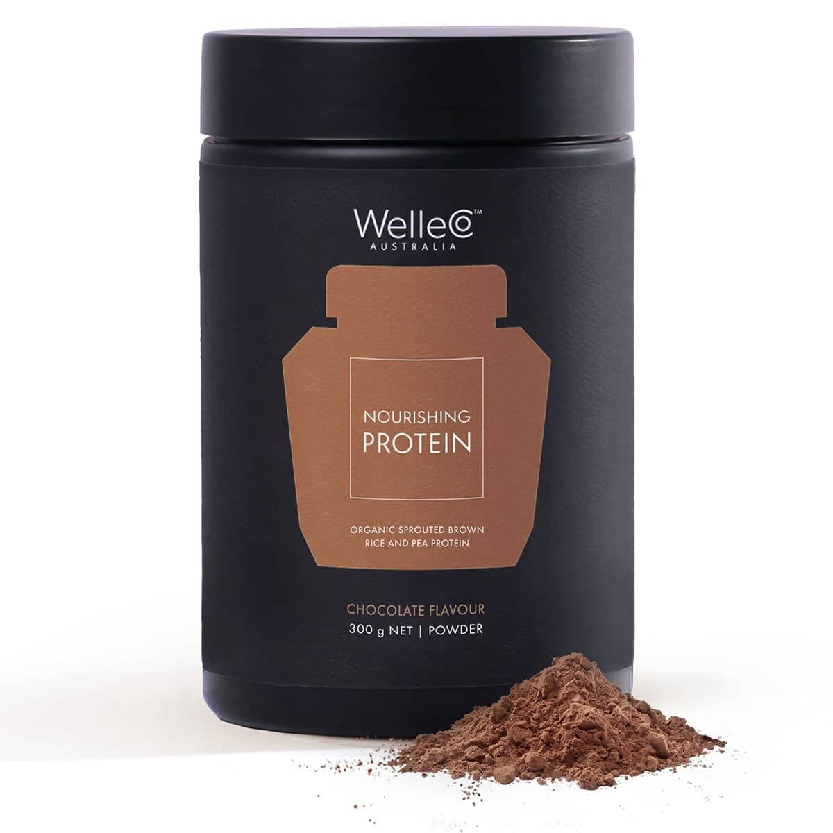 Thumbnail WelleCo Nourishing Vegan Protein Chocolate Flavour 300g