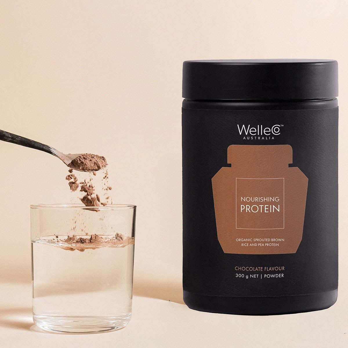 Thumbnail WelleCo Nourishing Vegan Protein Chocolate Flavour 300g