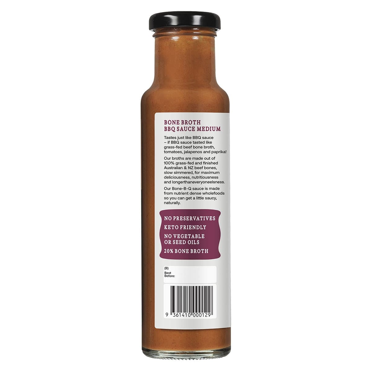 Thumbnail Best Of The Bone BONE-B-Q BBQ Sauce Medium Spice 250g