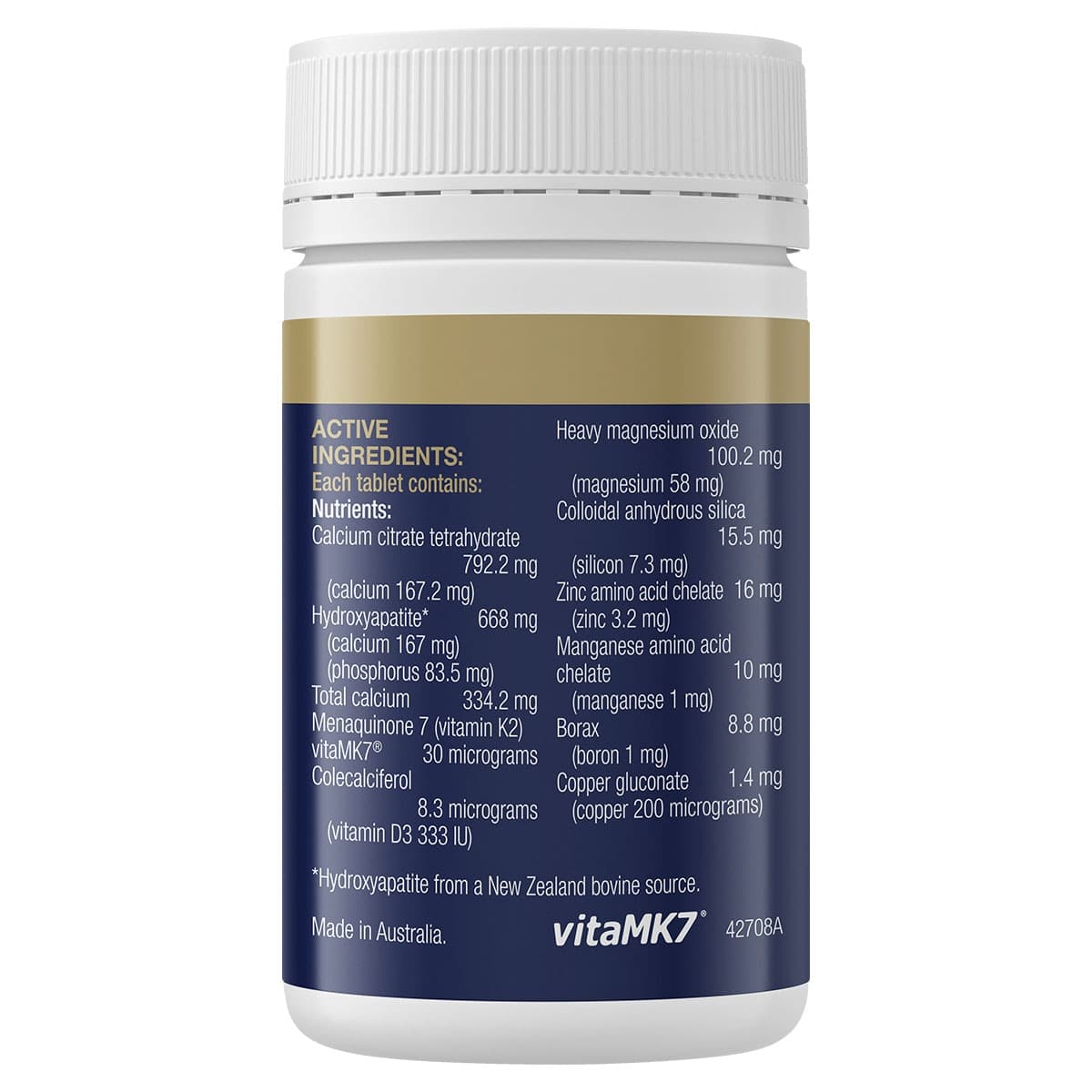 Thumbnail BioCeuticals AdvaCal Forte With K2 & D3 - 90 Tablets