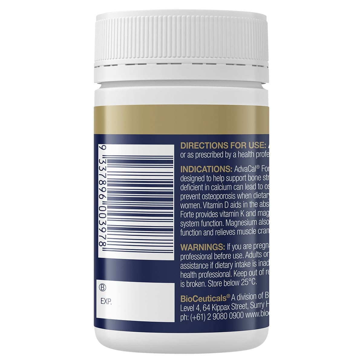 Thumbnail BioCeuticals AdvaCal Forte With K2 & D3 - 90 Tablets