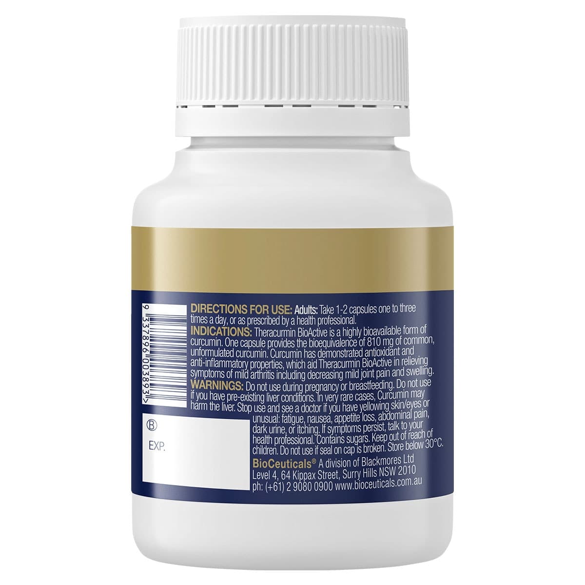 Thumbnail BioCeuticals Theracurmin Triple 60 Capsules