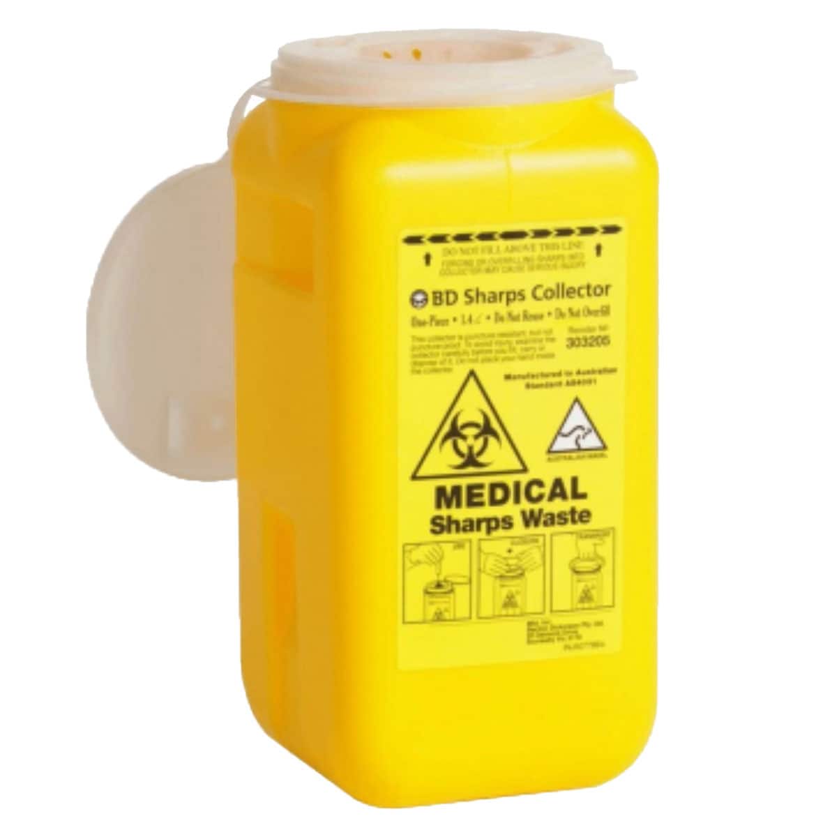Thumbnail Sharps Collector Medical Sharps Waste 1.4 Litre