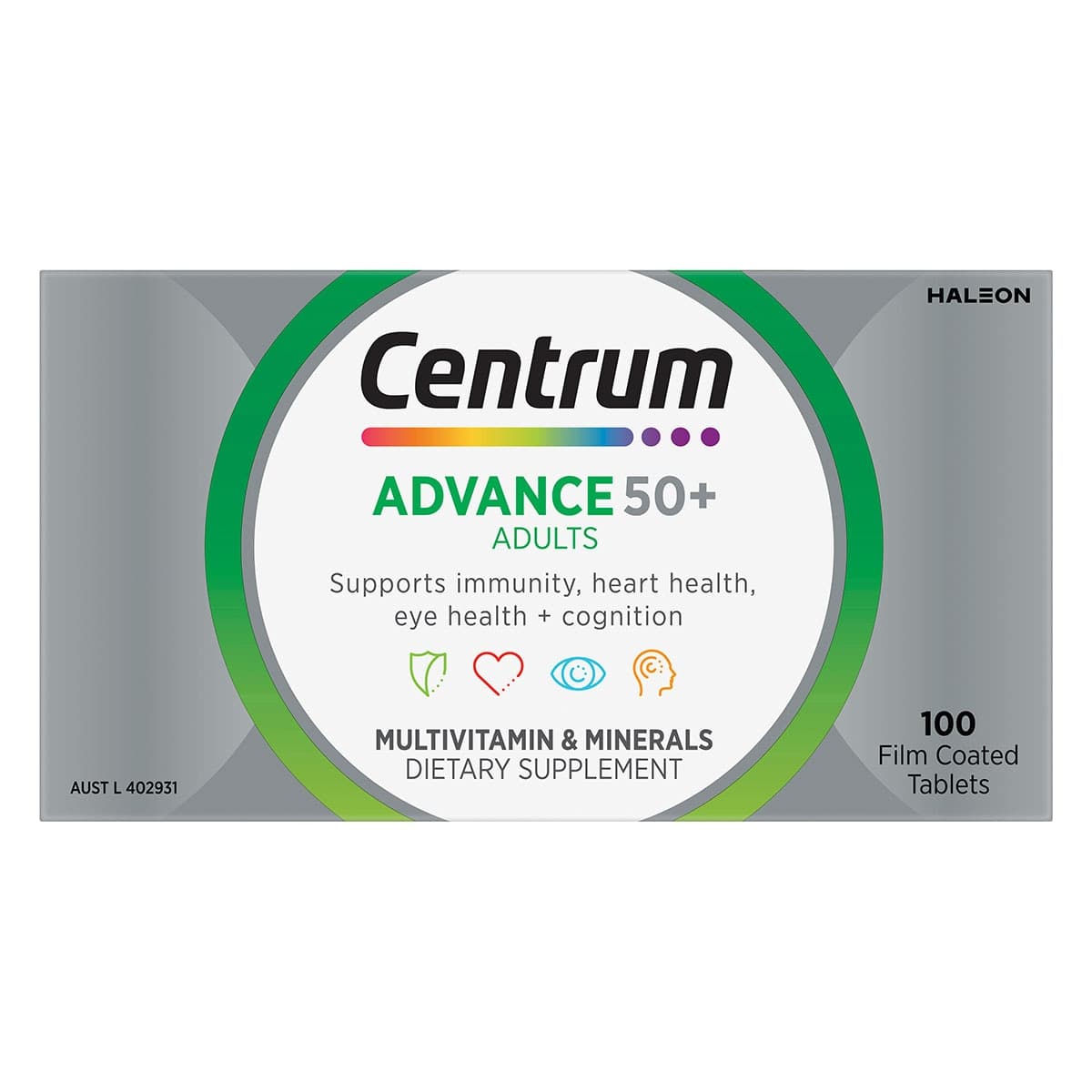 Thumbnail Centrum Advance 50+ 100 Tablets