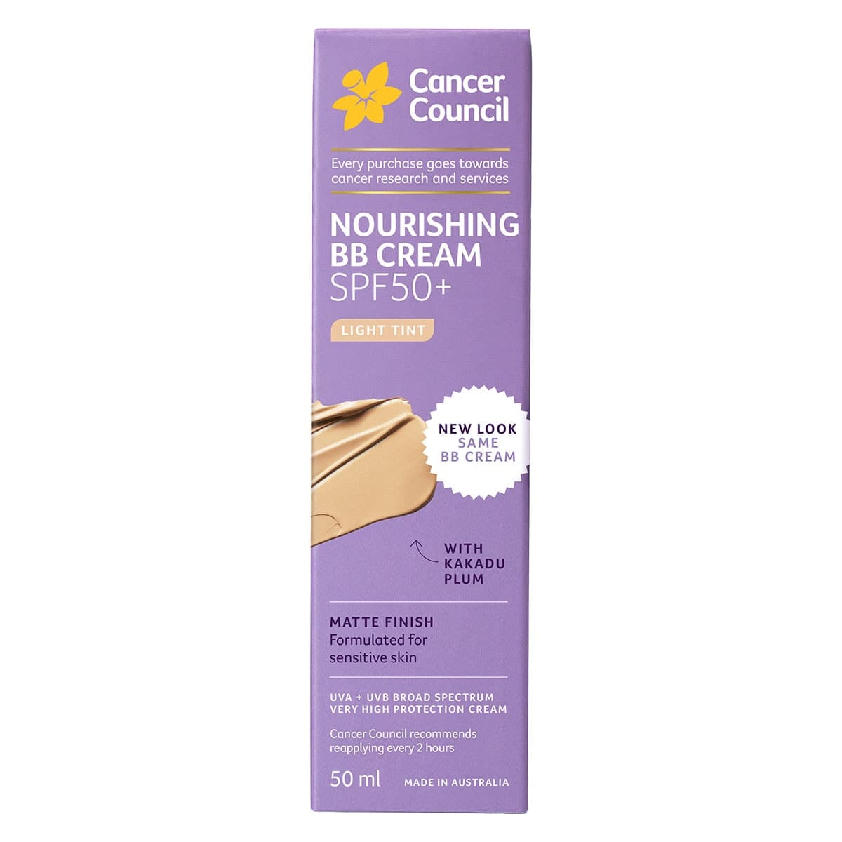 Thumbnail Cancer Council Face Day Wear BB Cream Light Tint SPF50+ 50ml