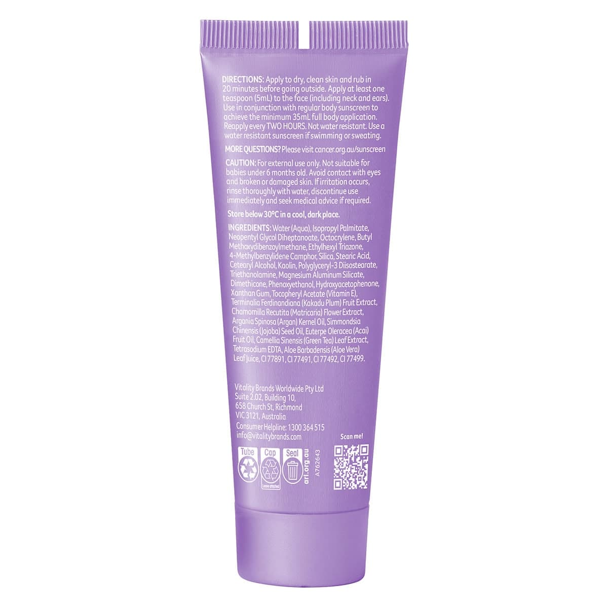 Thumbnail Cancer Council Face Day Wear BB Cream Light Tint SPF50+ 50ml
