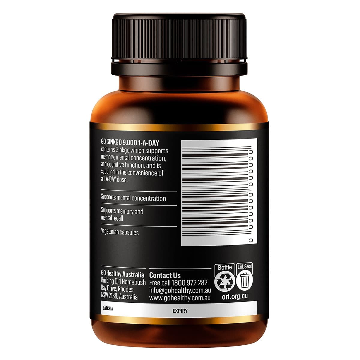 Thumbnail GO Healthy 1-A-Day GinkGO 9000 60 Capsules