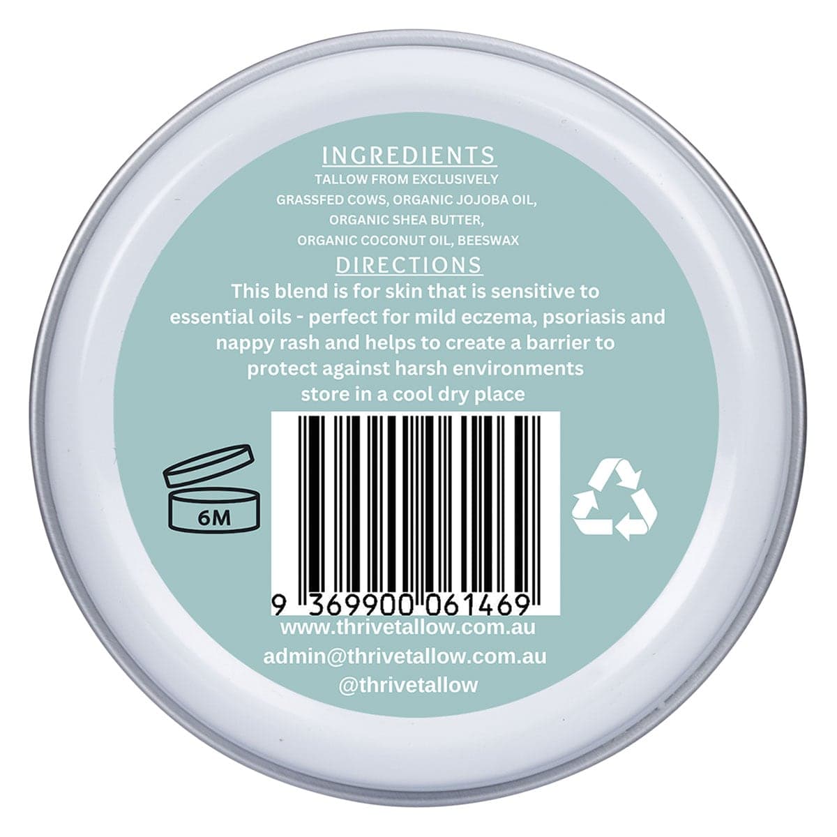 Thumbnail Thrive Tallow Tallow Based Moisturiser Unscented 70ml