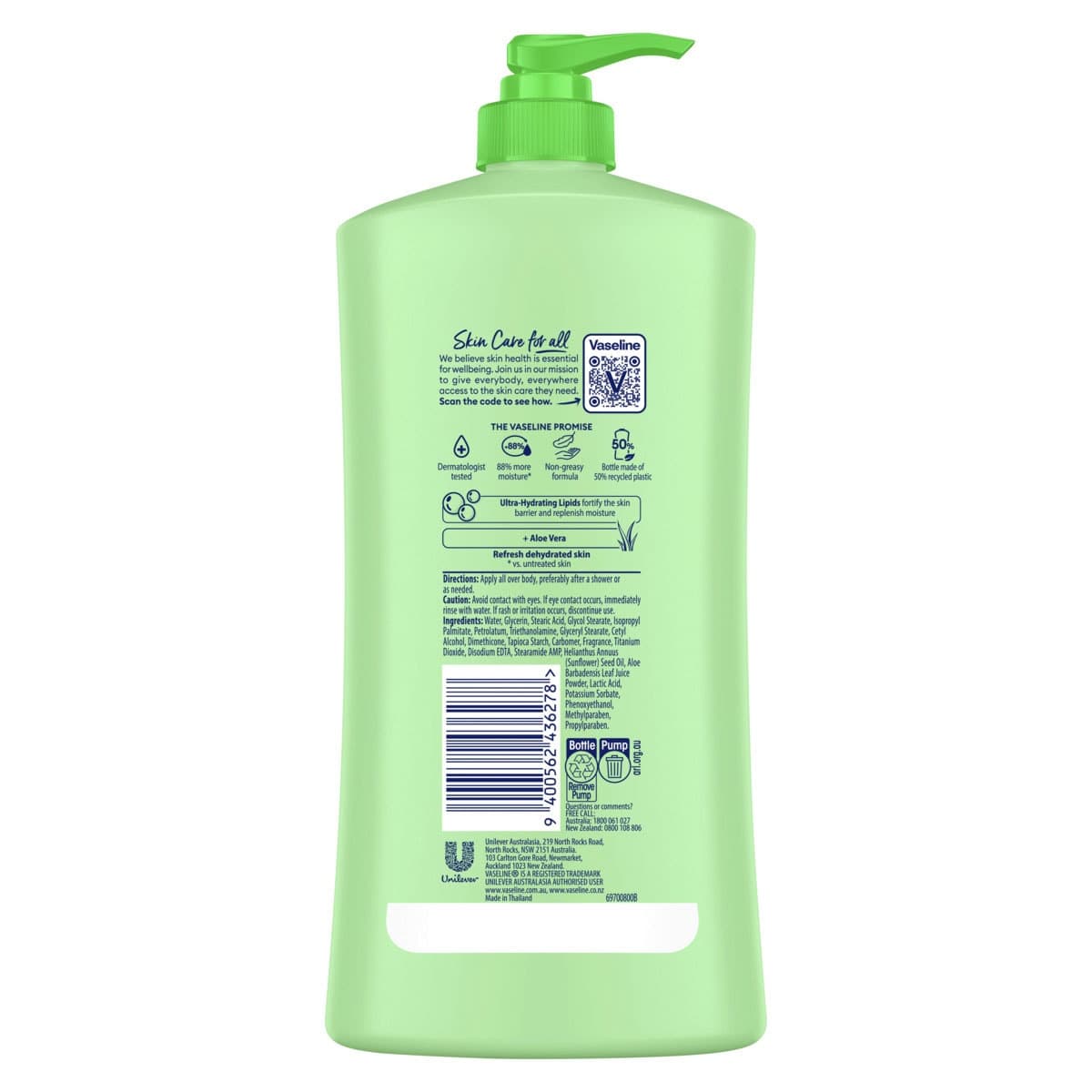 Thumbnail Vaseline Intensive Care Body Lotion Aloe Soothe 750ml