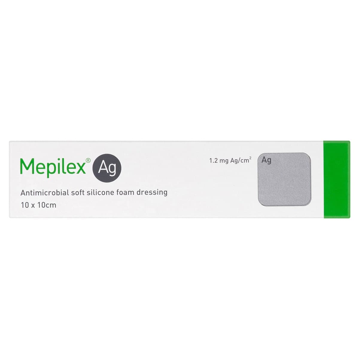 Thumbnail Mepilex AG Antimicrobial Foam Dressing 287110 10cm x 10cm 5 Pack
