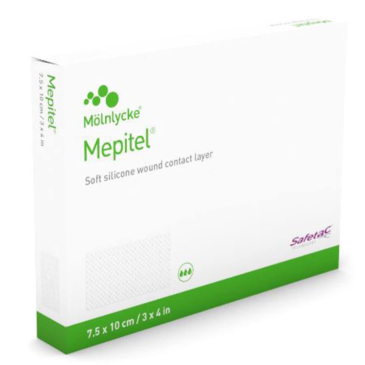Thumbnail Mepitel Soft Silicone Wound Contact Layer 290710 7.5cm x 10cm 10 Pack