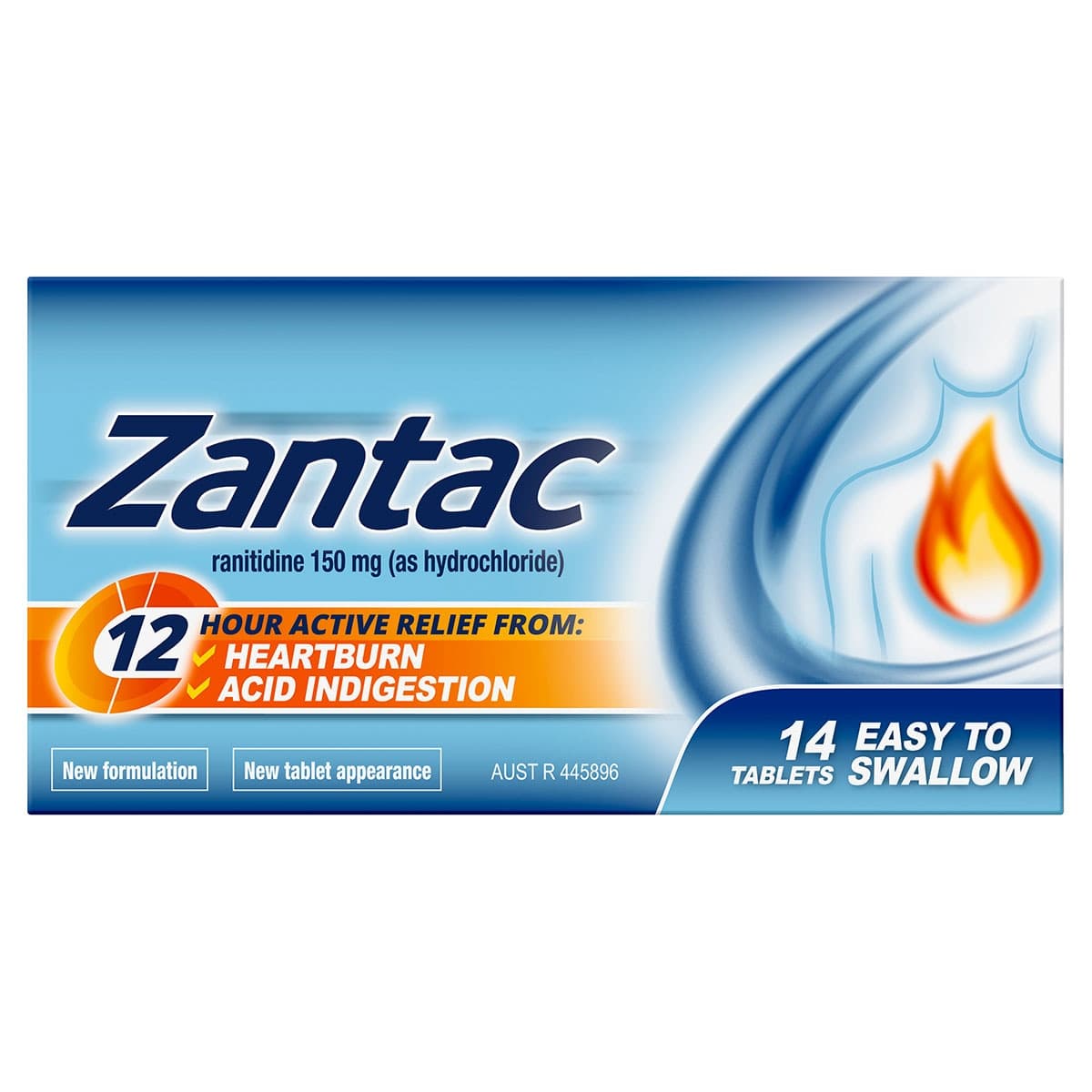 Thumbnail Zantac Heartburn & Indigestion Relief 150mg - 14 Tablets