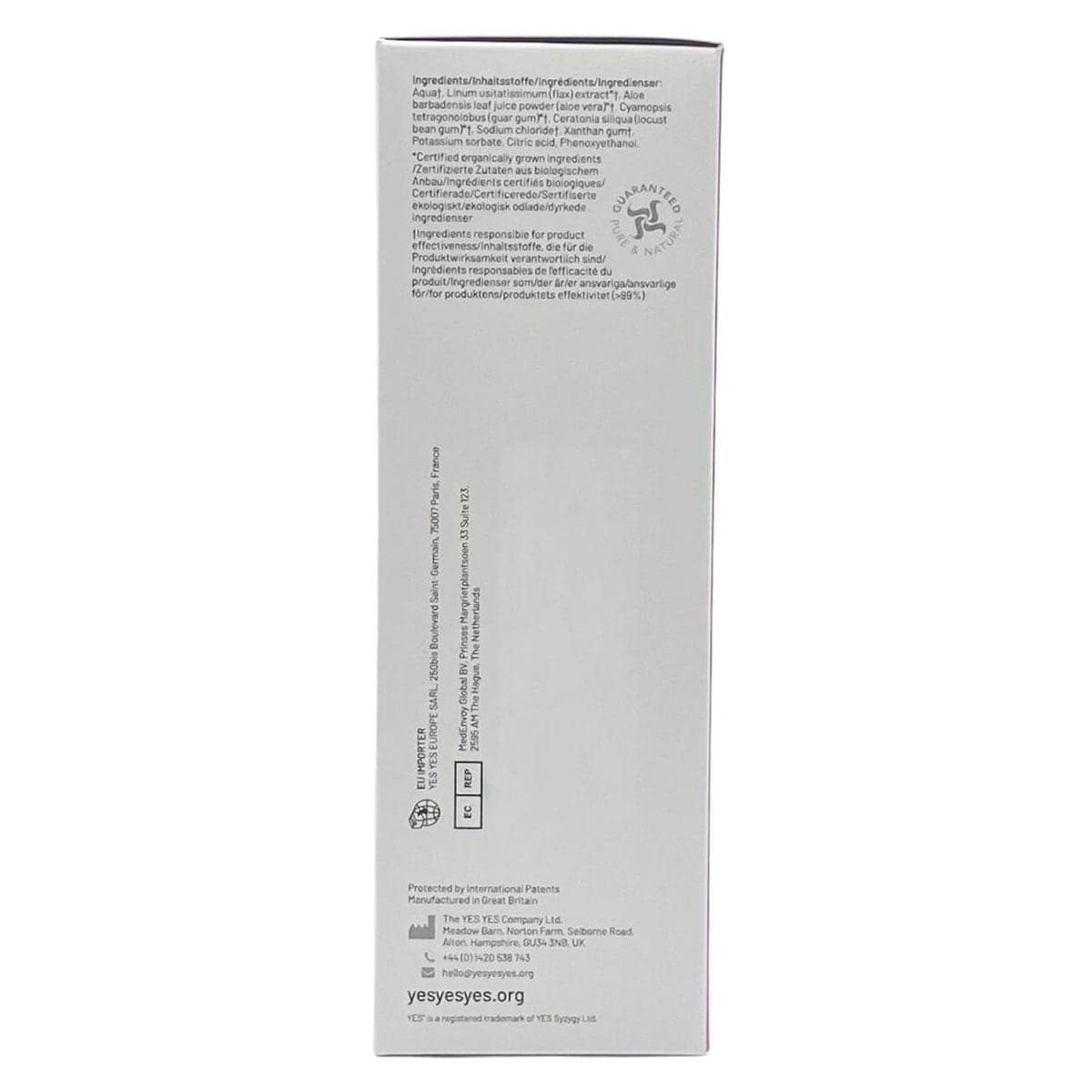 Thumbnail Yes Organic Lubricants VM Vaginal Moisturiser Applicators 5ml x 6 Pack
