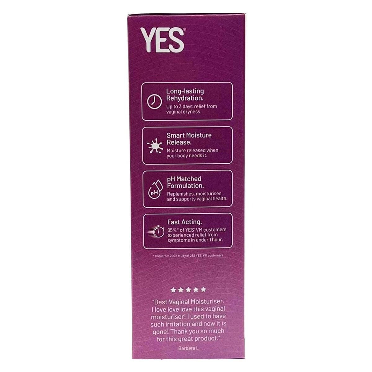 Thumbnail Yes Organic Lubricants VM Vaginal Moisturiser Applicators 5ml x 6 Pack