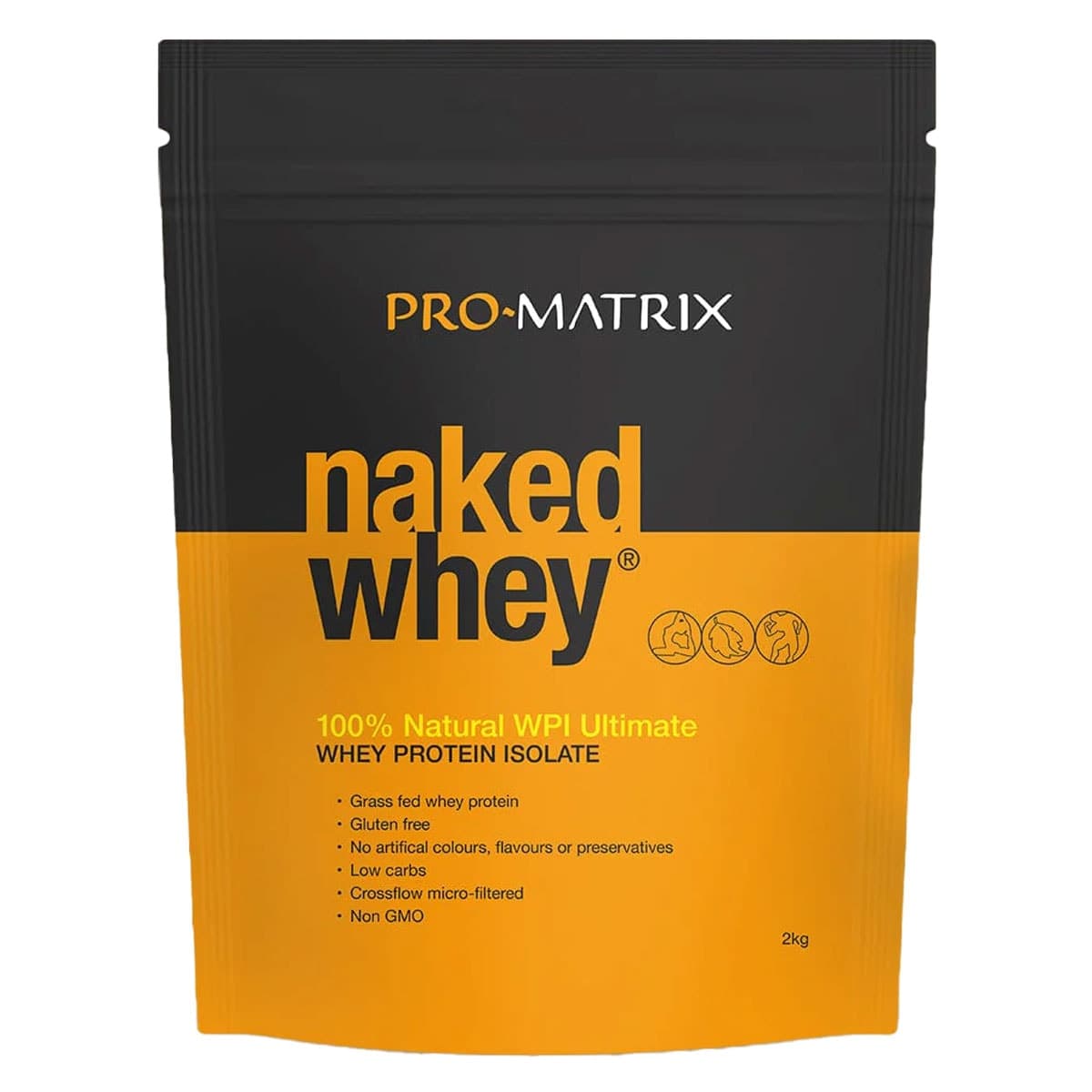 Thumbnail Pro Matrix Naked Whey Protein Isolate Unflavoured 2Kg