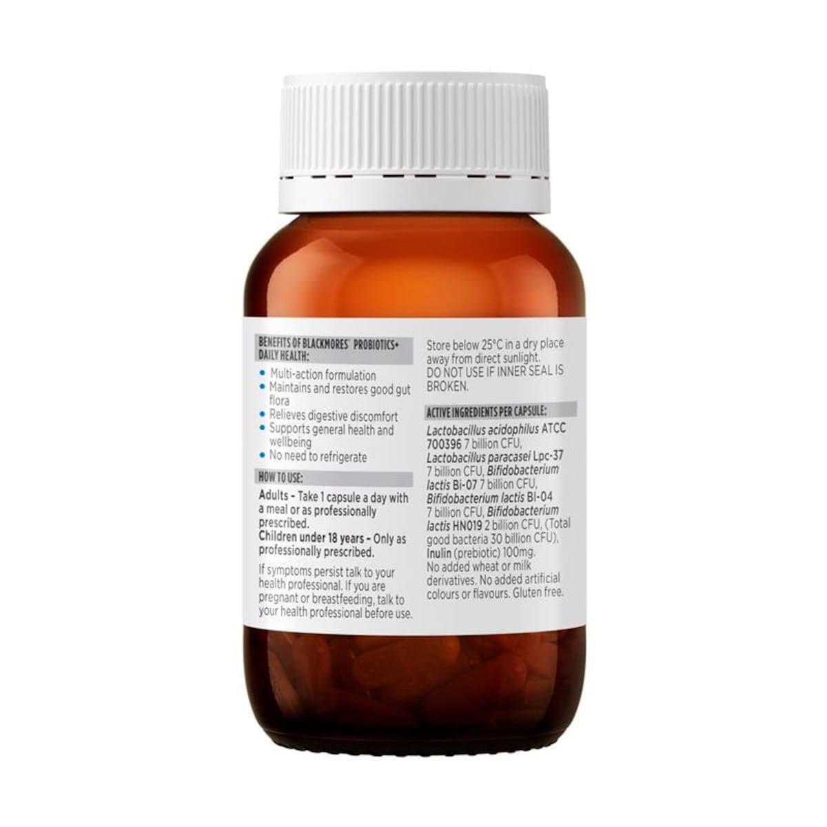 Thumbnail Blackmores Probiotics + Daily Health 30 Capsules