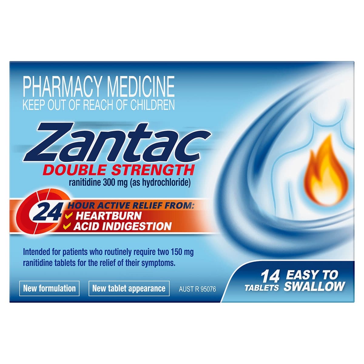 Thumbnail Zantac 24 Hour 300mg 14 Tablets