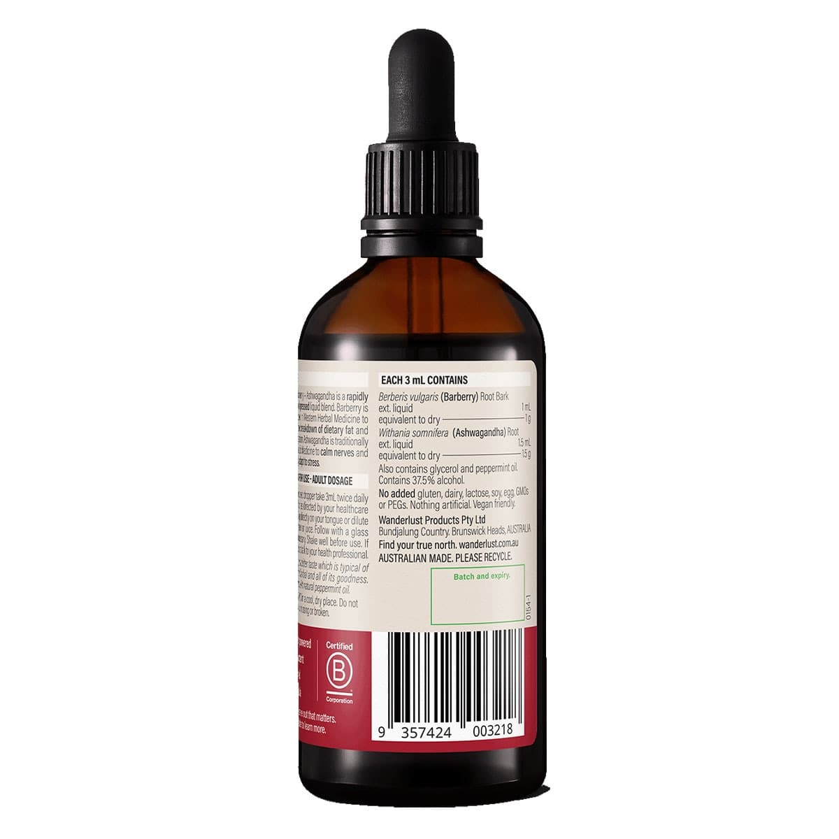 Thumbnail Wanderlust Barberry + Ashwagandha Liquid 90ml