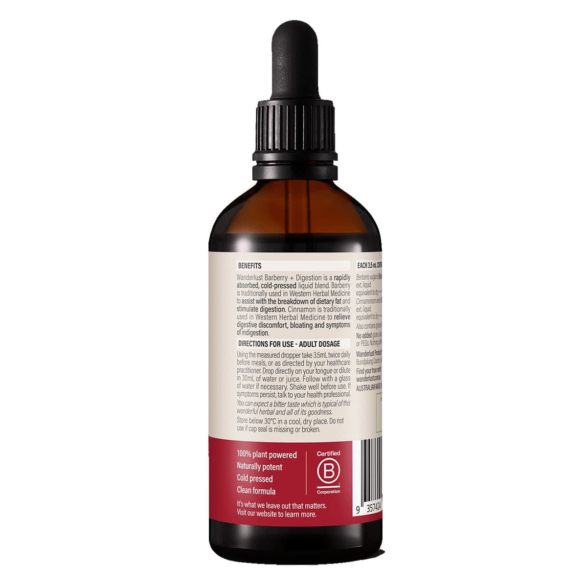Thumbnail Wanderlust Barberry + Digestion Liquid 90ml