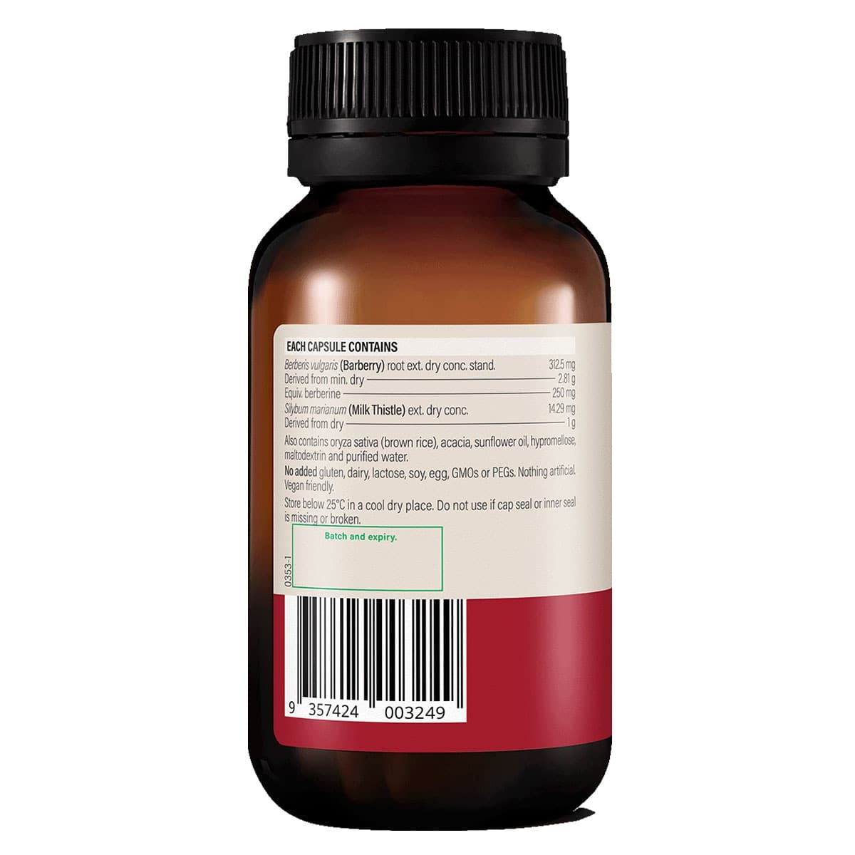 Thumbnail Wanderlust Berberine + Milk Thistle 120 Capsules