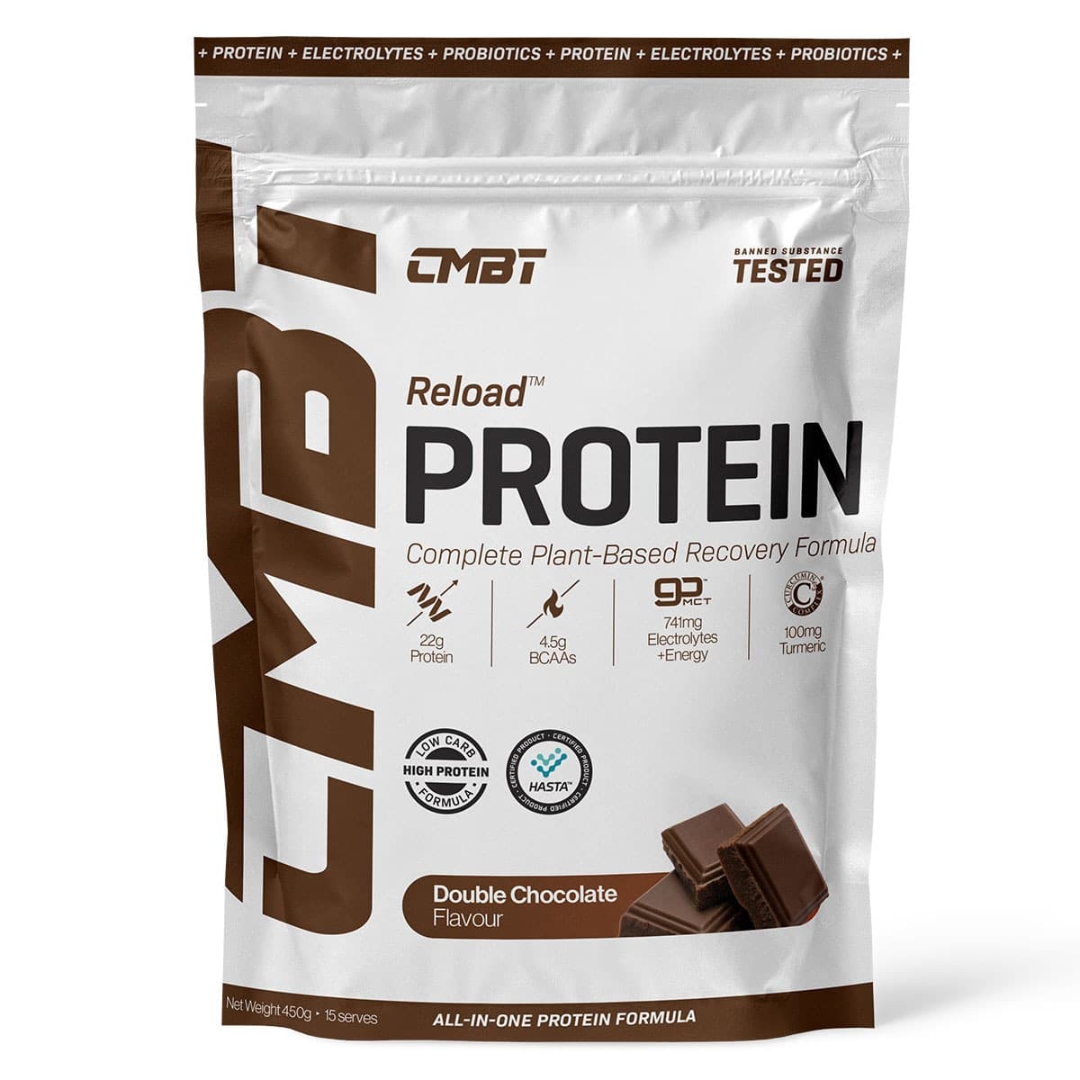 Thumbnail CMBT Reload Protein Powder Chocolate 450g