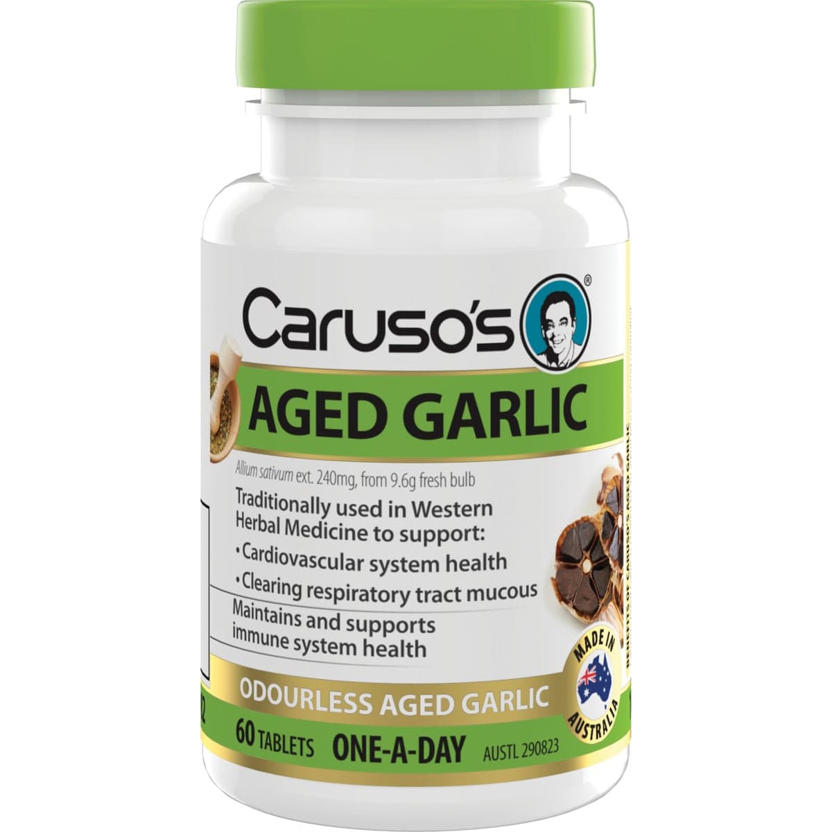 Thumbnail Carusos Aged Garlic 60 Tablets