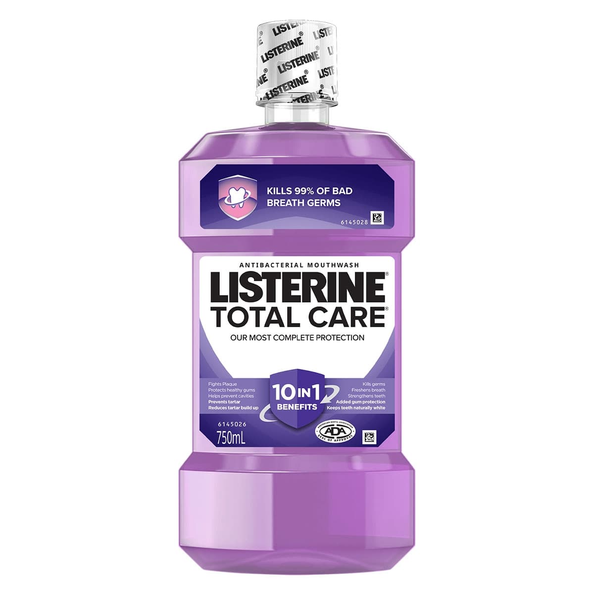 Thumbnail Listerine Total Care 10 in 1 Antibacterial Mouthwash 750ml