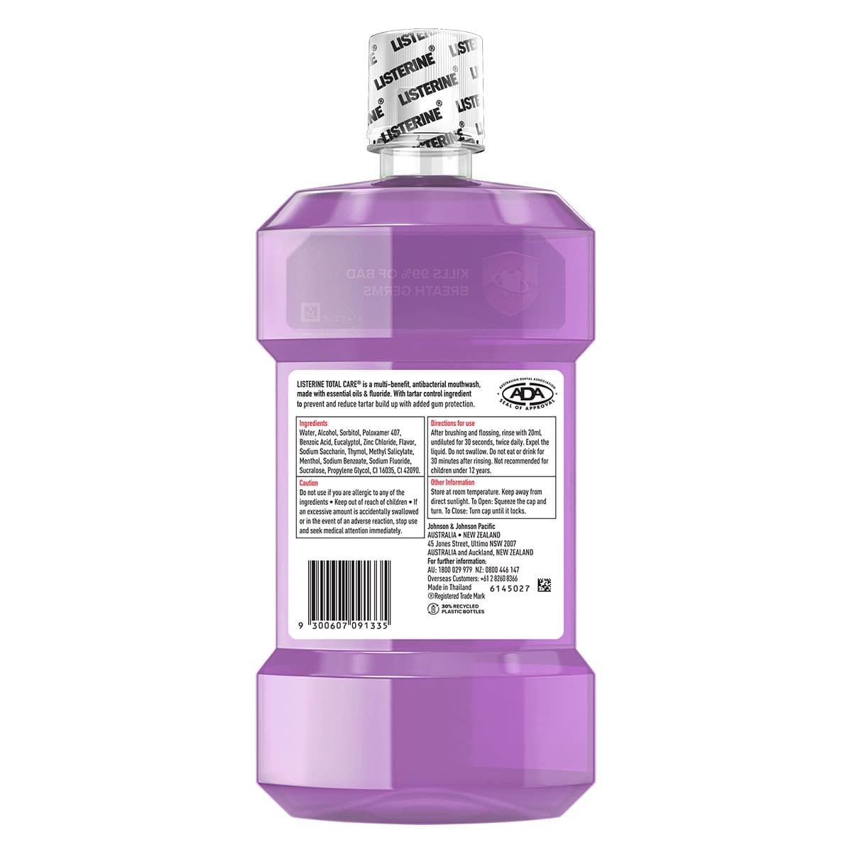 Thumbnail Listerine Total Care 10 in 1 Antibacterial Mouthwash 750ml