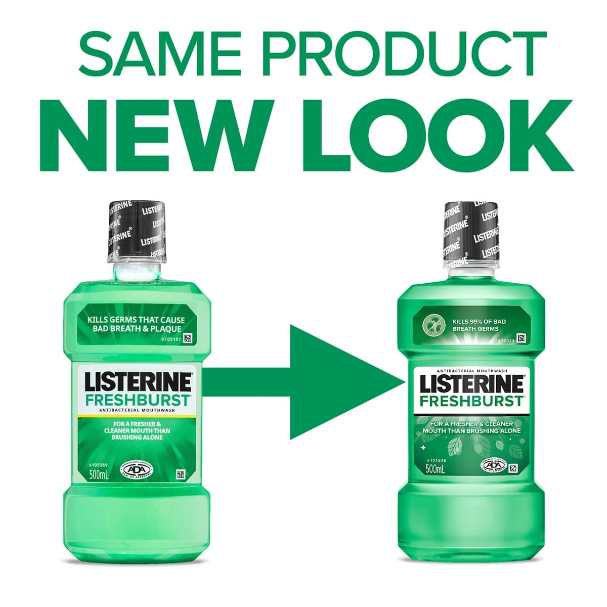 Thumbnail Listerine FreshBurst Antibacterial Mouthwash 750ml