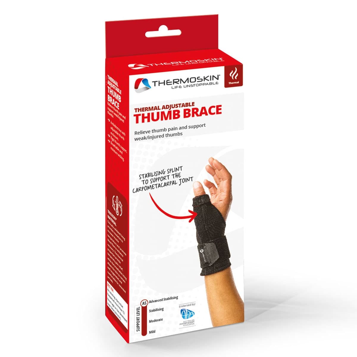 Thumbnail Thermoskin Adjustable Thumb Brace One Size
