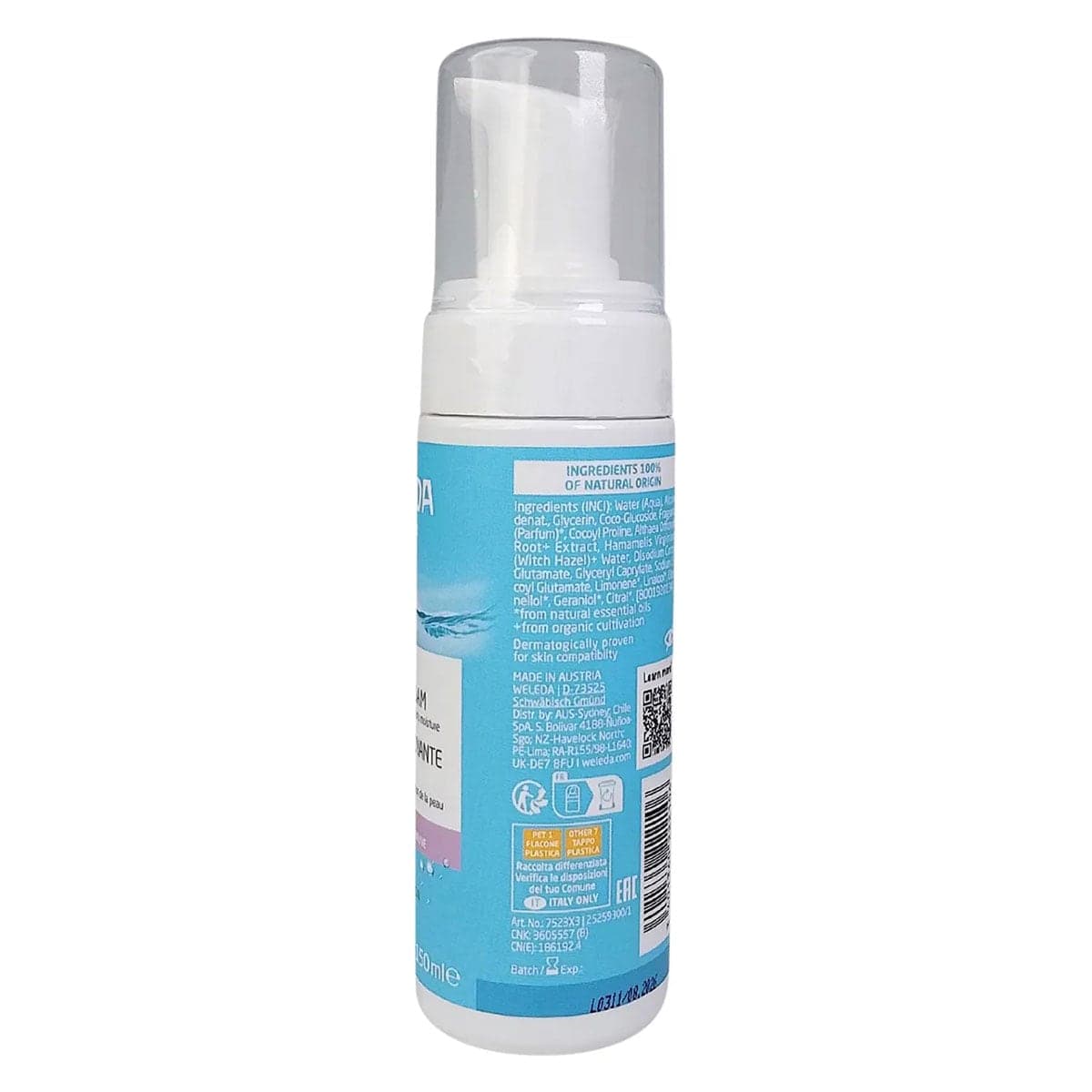 Thumbnail Weleda Gentle Cleansing Foam Witch Hazel 150ml