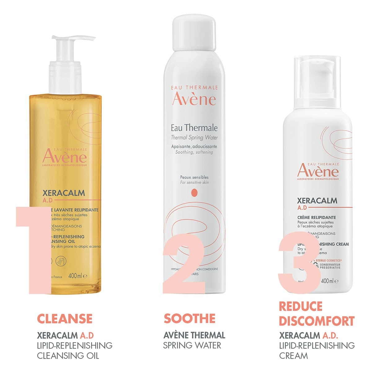 Thumbnail Avene XeraCalm A.D. Lipid Replenishing Cream 400ml